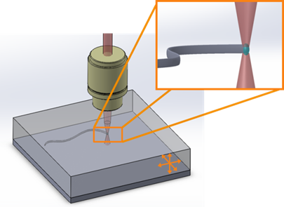 3D-DLW writing principle