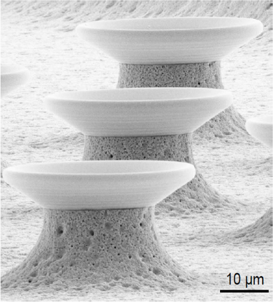 Goblet structured sensors